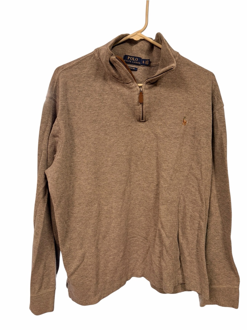 Polo by Ralph Lauren Men's Gray  Half-Zip Sweater